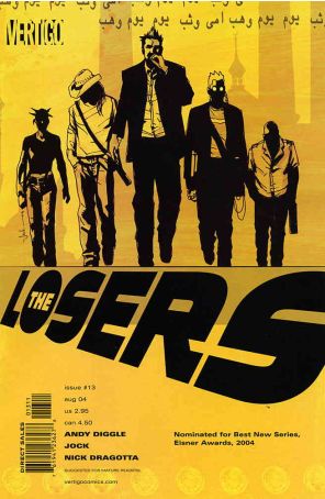 The Losers 13 published by DC/Vertigo with cover art by Jock