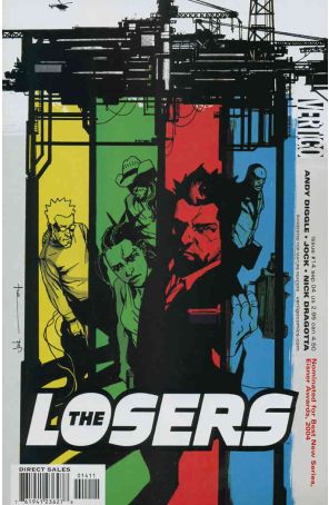 The Losers 14 published by DC/Vertigo with cover art by Jock