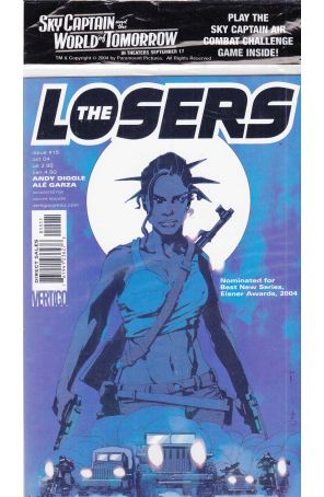 The Losers 15 (in bag) published by DC/Vertigo with cover art by Jock