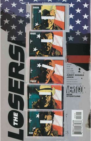 The Losers 16 published by DC/Vertigo with cover art by Jock