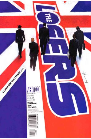 The Losers 20 published by DC/Vertigo with cover art by Jock
