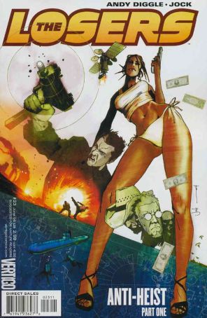 The Losers 23 published by DC/Vertigo with cover art by Jock