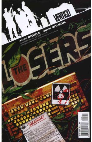 The Losers 28 published by DC/Vertigo with cover art by Jock