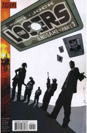 The Losers 29 published by DC/Vertigo with cover art by Jock