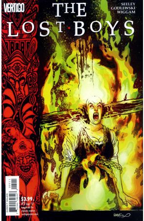 The Lost Boys 5 published by DC/Vertigo with cover art by Tony Harris
