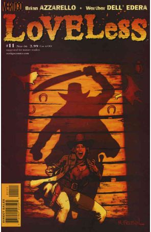 Loveless 11 published by DC/Vertigo with cover art by Marcelo Frusin