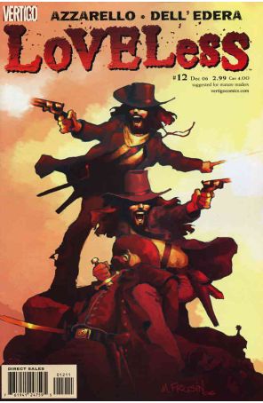 Loveless 12 published by DC/Vertigo with cover art by Marcelo Frusin