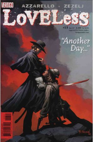 Loveless 13 published by DC/Vertigo with cover art by Marcelo Frusin