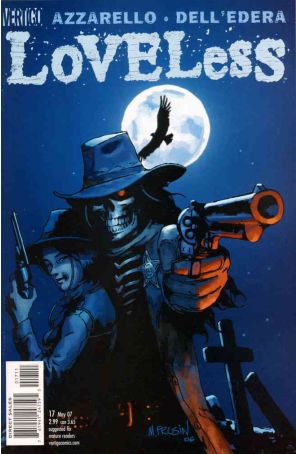 Loveless 17 published by DC/Vertigo with cover art by Marcelo Frusin