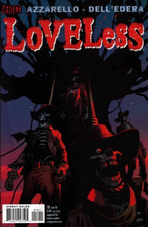 Loveless 18 published by DC/Vertigo with cover art by Marcelo Frusin