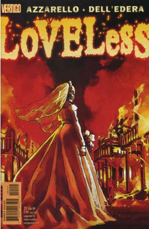 Loveless 21 published by DC/Vertigo with cover art by Marcelo Frusin