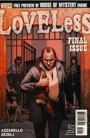 Loveless 24 published by DC/Vertigo with cover art by Marcelo Frusin