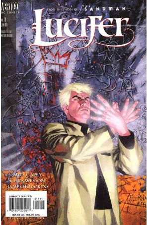 Lucifer (Vertigo) 1 published by DC/Vertigo with cover art by Duncan Fegredo