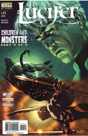 Lucifer (Vertigo) 11 published by DC/Vertigo with cover art by Duncan Fegredo