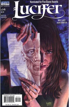 Lucifer (Vertigo) 14 published by DC/Vertigo with cover art by Duncan Fegredo