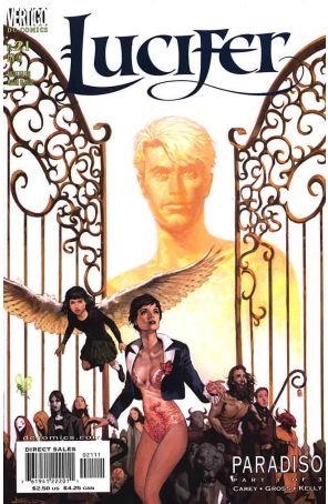 Lucifer (Vertigo) 21 published by DC/Vertigo with cover art by Christopher Moeller
