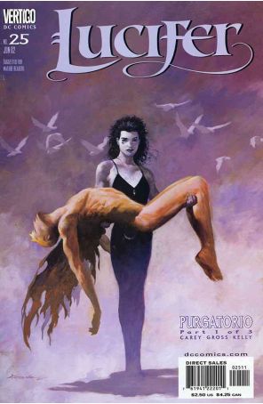 Lucifer (Vertigo) 25 published by DC/Vertigo with cover art by Christopher Moeller