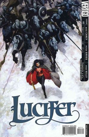Lucifer (Vertigo) 27 published by DC/Vertigo with cover art by Christopher Moeller