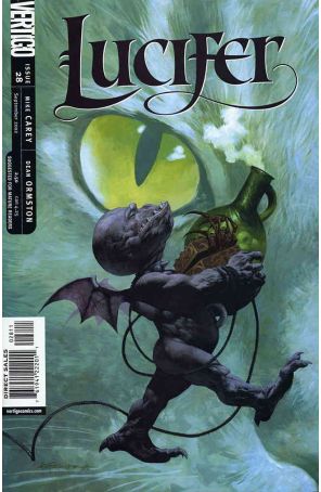 Lucifer (Vertigo) 28 published by DC/Vertigo with cover art by Christopher Moeller