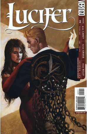Lucifer (Vertigo) 29 published by DC/Vertigo with cover art by Christopher Moeller
