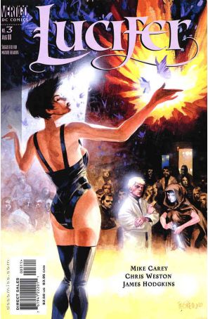 Lucifer (Vertigo) 3 published by DC/Vertigo with cover art by Duncan Fegredo