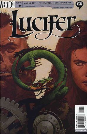 Lucifer (Vertigo) 30 published by DC/Vertigo with cover art by Christopher Moeller