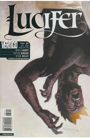 Lucifer (Vertigo) 31 published by DC/Vertigo with cover art by Christopher Moeller