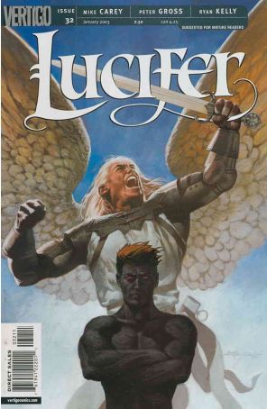 Lucifer (Vertigo) 32 published by DC/Vertigo with cover art by Christopher Moeller