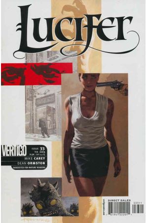 Lucifer (Vertigo) 33 published by DC/Vertigo with cover art by Christopher Moeller