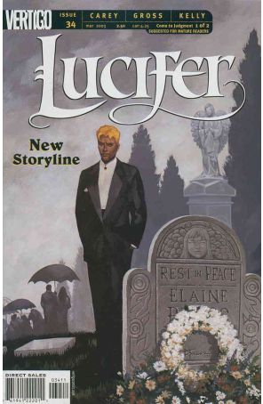 Lucifer (Vertigo) 34 published by DC/Vertigo with cover art by Christopher Moeller