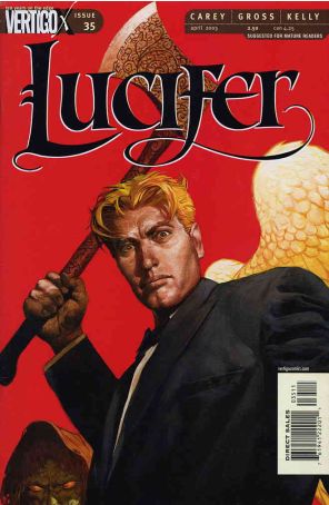 Lucifer (Vertigo) 35 published by DC/Vertigo with cover art by Christopher Moeller