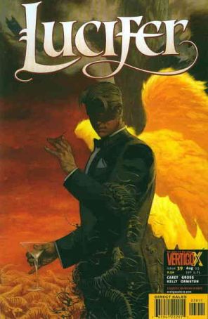 Lucifer (Vertigo) 39 published by DC/Vertigo with cover art by Christopher Moeller