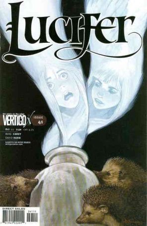 Lucifer (Vertigo) 41 published by DC/Vertigo with cover art by Christopher Moeller