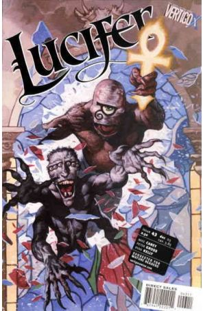 Lucifer (Vertigo) 43 published by DC/Vertigo with cover art by Christopher Moeller
