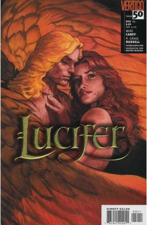 Lucifer (Vertigo) 50 published by DC/Vertigo with cover art by Christopher Moeller