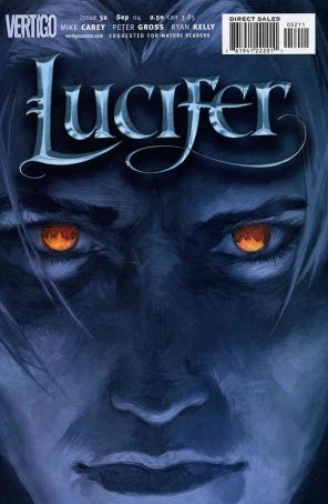Lucifer (Vertigo) 52 published by DC/Vertigo with cover art by Christopher Moeller