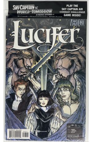 Lucifer (Vertigo) 53 (in bag) published by DC/Vertigo with cover art by Michael Wm Kaluta