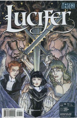 Lucifer (Vertigo) 53 published by DC/Vertigo with cover art by Michael Wm Kaluta