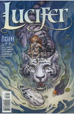 Lucifer (Vertigo) 56 published by DC/Vertigo with cover art by Michael Wm Kaluta