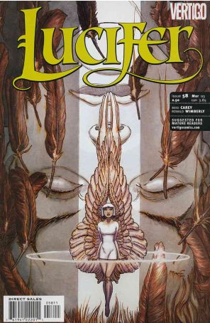 Lucifer (Vertigo) 58 published by DC/Vertigo with cover art by Michael Wm Kaluta