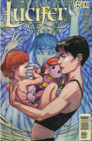 Lucifer (Vertigo) 61 published by DC/Vertigo with cover art by Michael Wm Kaluta