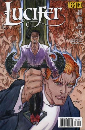 Lucifer (Vertigo) 64 published by DC/Vertigo with cover art by Michael Wm Kaluta