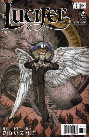 Lucifer (Vertigo) 65 published by DC/Vertigo with cover art by Michael Wm Kaluta