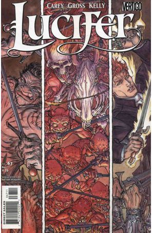 Lucifer (Vertigo) 67 published by DC/Vertigo with cover art by Michael Wm Kaluta