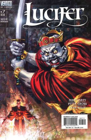 Lucifer (Vertigo) 7 published by DC/Vertigo with cover art by Duncan Fegredo