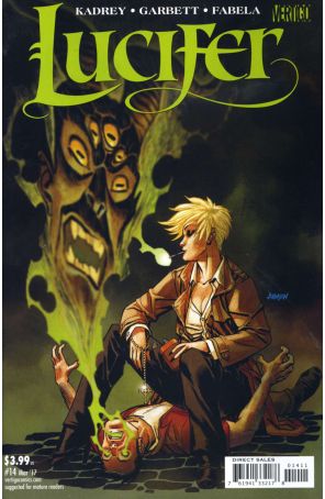 Lucifer (Vertigo, 2nd Series) 14 published by DC/Vertigo with cover art by Dave Johnson