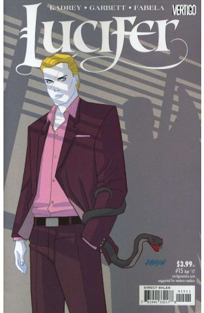 Lucifer (Vertigo, 2nd Series) 15 published by DC/Vertigo with cover art by Dave Johnson