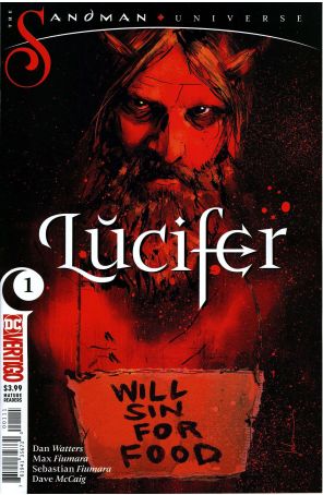 Lucifer (Vertigo, 3rd Series) 1 published by DC with cover art by Goni Montes