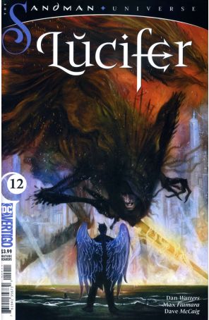 Lucifer (Vertigo, 3rd Series) 12 published by DC with cover art by Tiffany Turrill