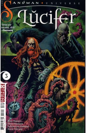 Lucifer (Vertigo, 3rd Series) 3 published by DC with cover art by Goni Montes